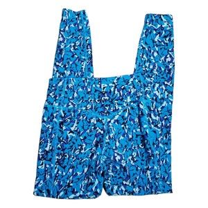 Nike Women's size X-Small Blue Exercise Athletic Fitted Dri-Fit Leggings